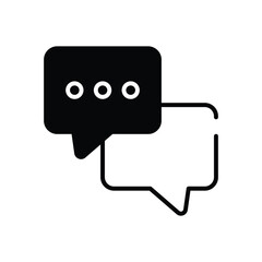 Chat vector icon