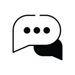 Speech Bubble vector icon