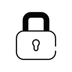 Lock vector icon