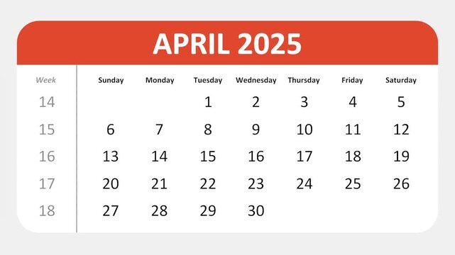 April 23, 2025: Animated 2025 planner showcasing April calendar, highlighting April 23rd with space for tasks, notes, and to-do lists.