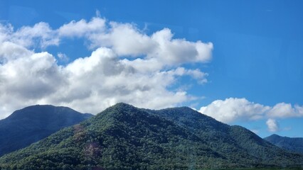 Cairns Mountainous Rainforest with Clouds