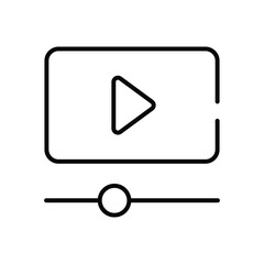 Video vector icon