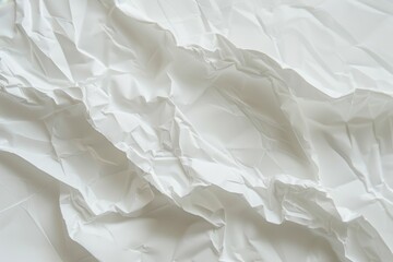 Obraz premium White waxed paper sheet for butcher isolated on white background with clipping path