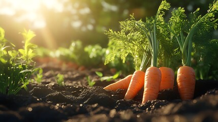 carrots in the ground, Generative AI