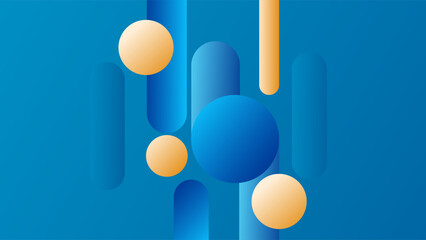 ABSTRACT BACKGROUND ELEGANT GRADIENT BLUE SMOOTH LIQUID COLORFUL DESIGN WITH GEOMETRIC SHAPES VECTOR TEMPLATE GOOD FOR MODERN WEBSITE, WALLPAPER, COVER DESIGN 