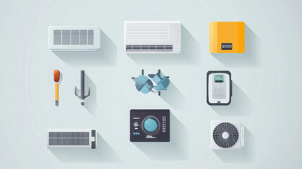 graphic resource for hvac system	