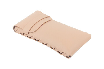 soft case for sunglasses isolated from background