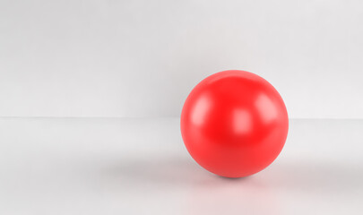 Red 3d Balls with Shadow