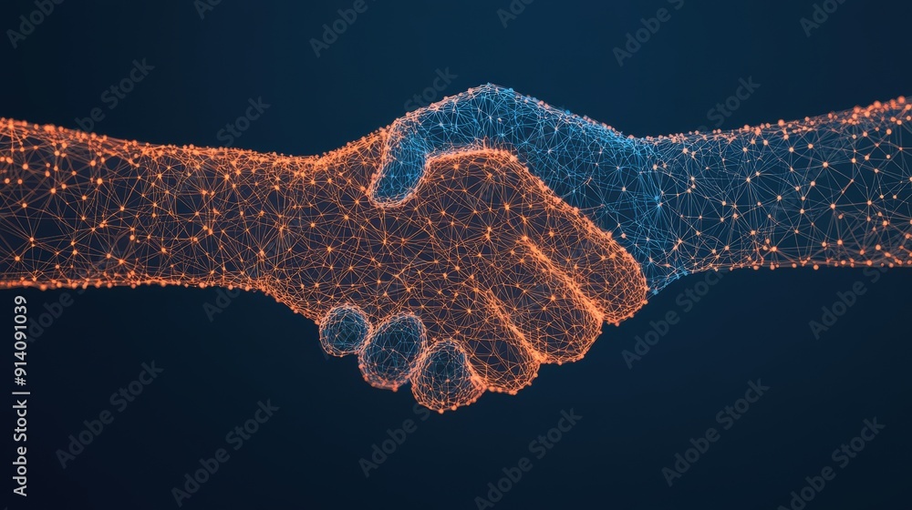 Poster smart contracts on blockchain automated contracts