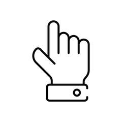 Hand vector icon