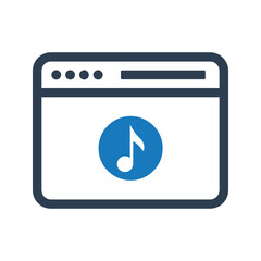 Browser music icon