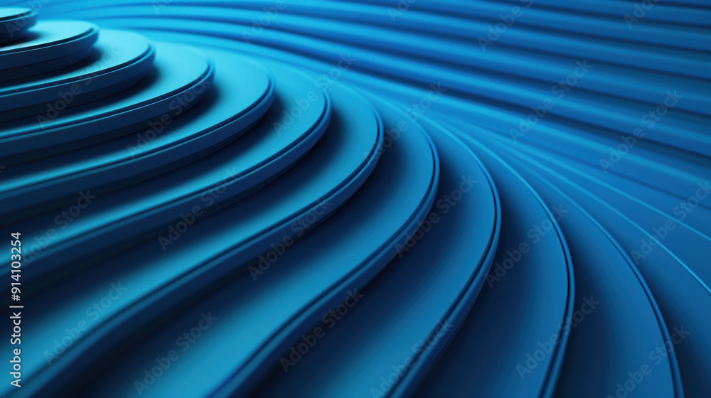 Poster abstract wavy blue lines create a mesmerizing pattern in this dynamic background. ideal for presenta