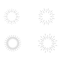 set of symbols of the sun