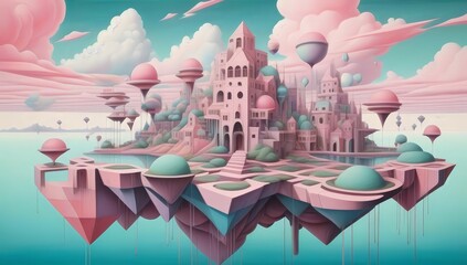 abstract wallpaper generative ai