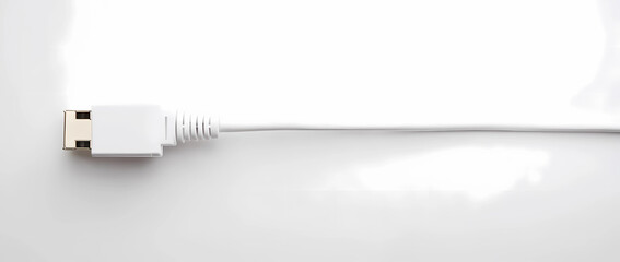 usb flash drive on white, 
White electric power