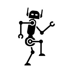 Robot icon template