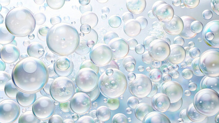 clear bubbles background