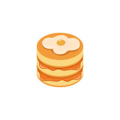 Flat Delicious Pancake Illustrations
