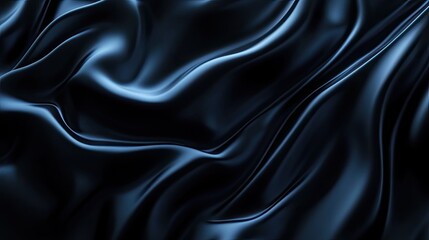 Fototapeta premium Mysterious 3D black background with dark gradients and soft glows, creating an enigmatic and atmospheric effect.