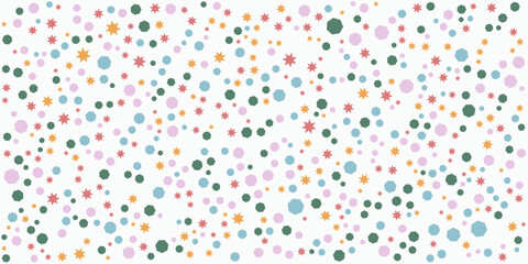 Abstract pattern with star in Soft gradient pastel background in sweet colour. Eps10