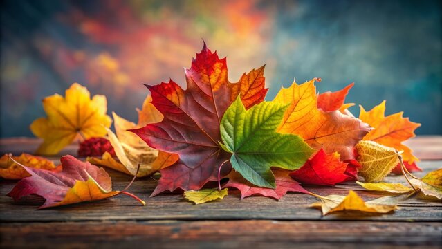 Vibrant autumn tones abound in a delicate composition of neatly rolled dry leaves, showcasing nature's effortless elegance against a soft, muted background.