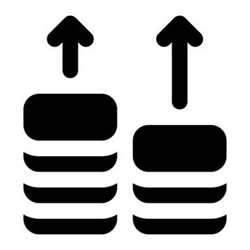 profit icon for illustration