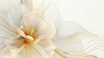 Delicate flower with soft petals and elegant details, perfect for nature-themed designs and backgrounds.