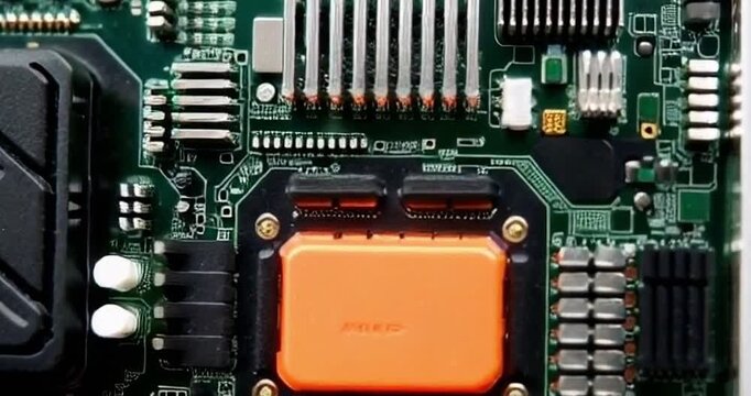 Exploring Cutting-Edge Circuit Board Technology With Advanced Components at a Tech Lab in 2023