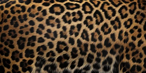  A close up of a leopard's fur with a brown and black pattern. The fur is very detailed and has a lot of texture © Andrii Zastrozhnov