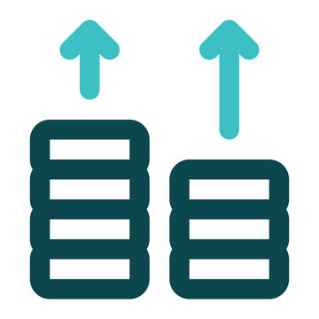 profit icon for illustration