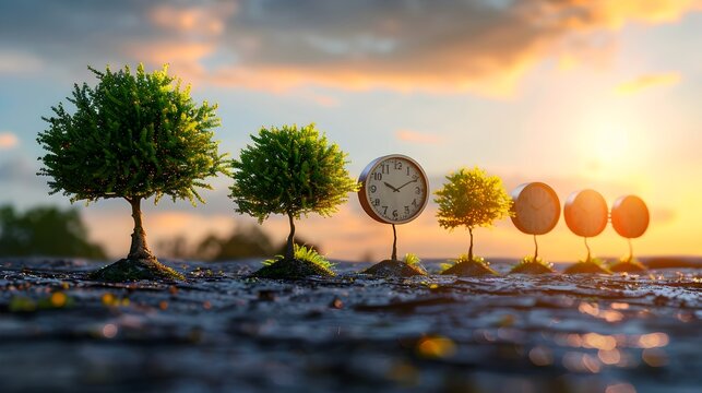 Branching Timelines  A Surreal of Time as a Organic  Evolving Landscape