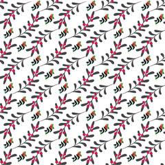 Christmas Preparations Seamless Vector Pattern Design