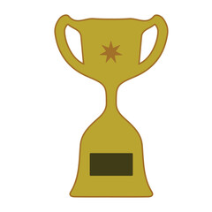gold cup, vector, logo, vector illustration, abstract, art, 3d rendering