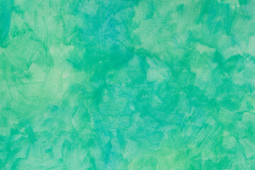green painted watercolor background texture