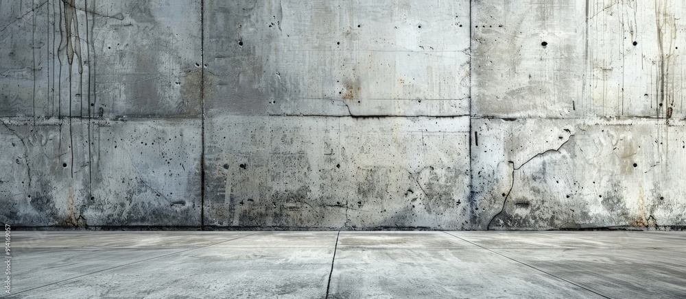 Poster enhance your work with a sophisticated concrete backdrop featuring a bright and vintage style with s
