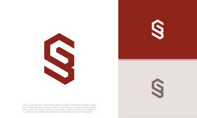 Initials G Logo design. Initial Letter Logo. Innovative high tech logo template.