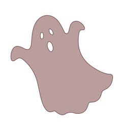 white ghost, vector, logo, vector illustration, abstract, art, 3d rendering