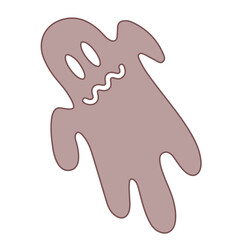 white ghost, vector, logo, vector illustration, abstract, art, 3d rendering