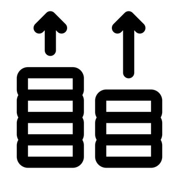 profit icon for illustration