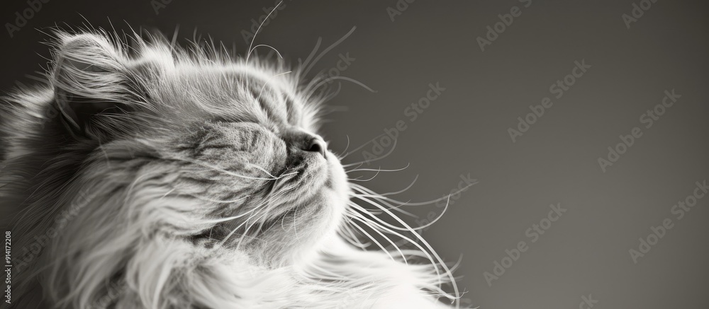 Poster the fluffy persian cat is a popular breed known for its elegant appearance and long coat often portr