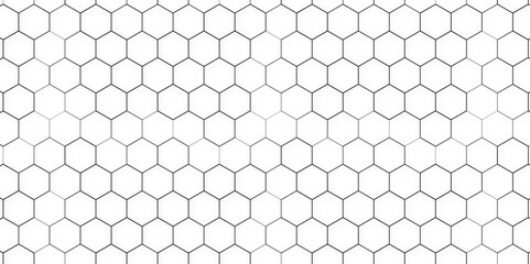 Hexagonal Abstract Technology Background. Hexagonal cells. Seamless  vector illustration.
