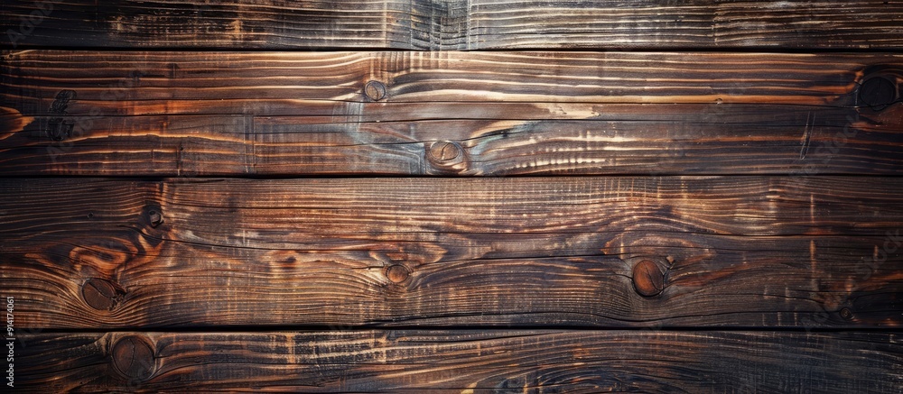 Poster Background of a wooden surface with copy space image