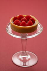 summer pastry desserts with fresh berries