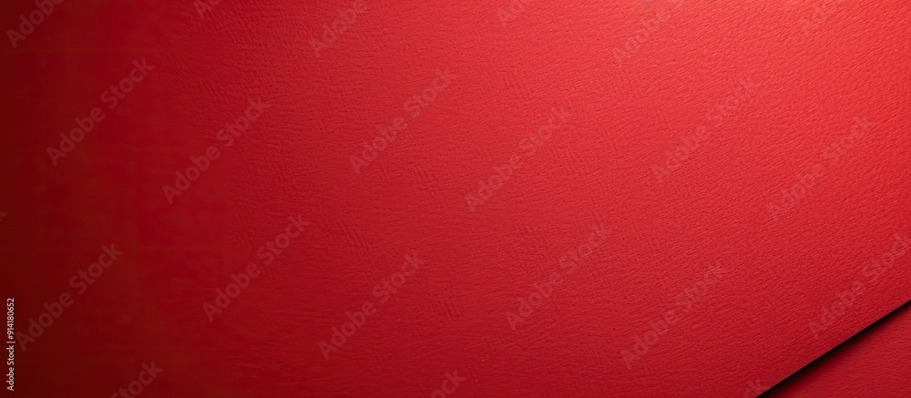 Leinwandbilder vibrant red paper texture or background with ample copy space image