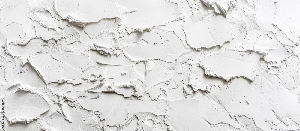 Poster white decorative plaster or concrete texture ideal abstract background for design banner featuring c