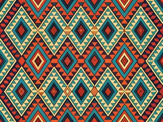 Vintage geometric vector pattern for seamless wallpaper design