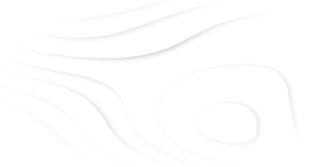 White paper cut background. Abstract realistic papercut decoration textured with wavy layers.