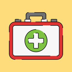 First Aid Kit Illustration
