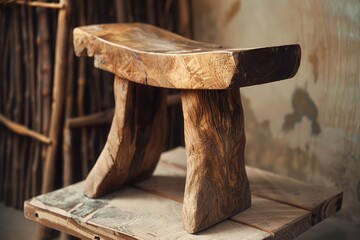 old hammer on wood