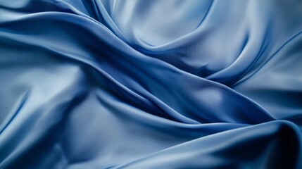 Obraz premium Silky smooth cloth gracefully flowing in the background, creating elegant, soft waves.